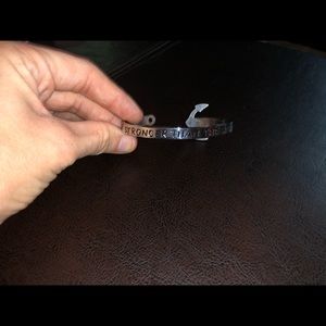 Small anchor bracelet “Stronger than the storm”